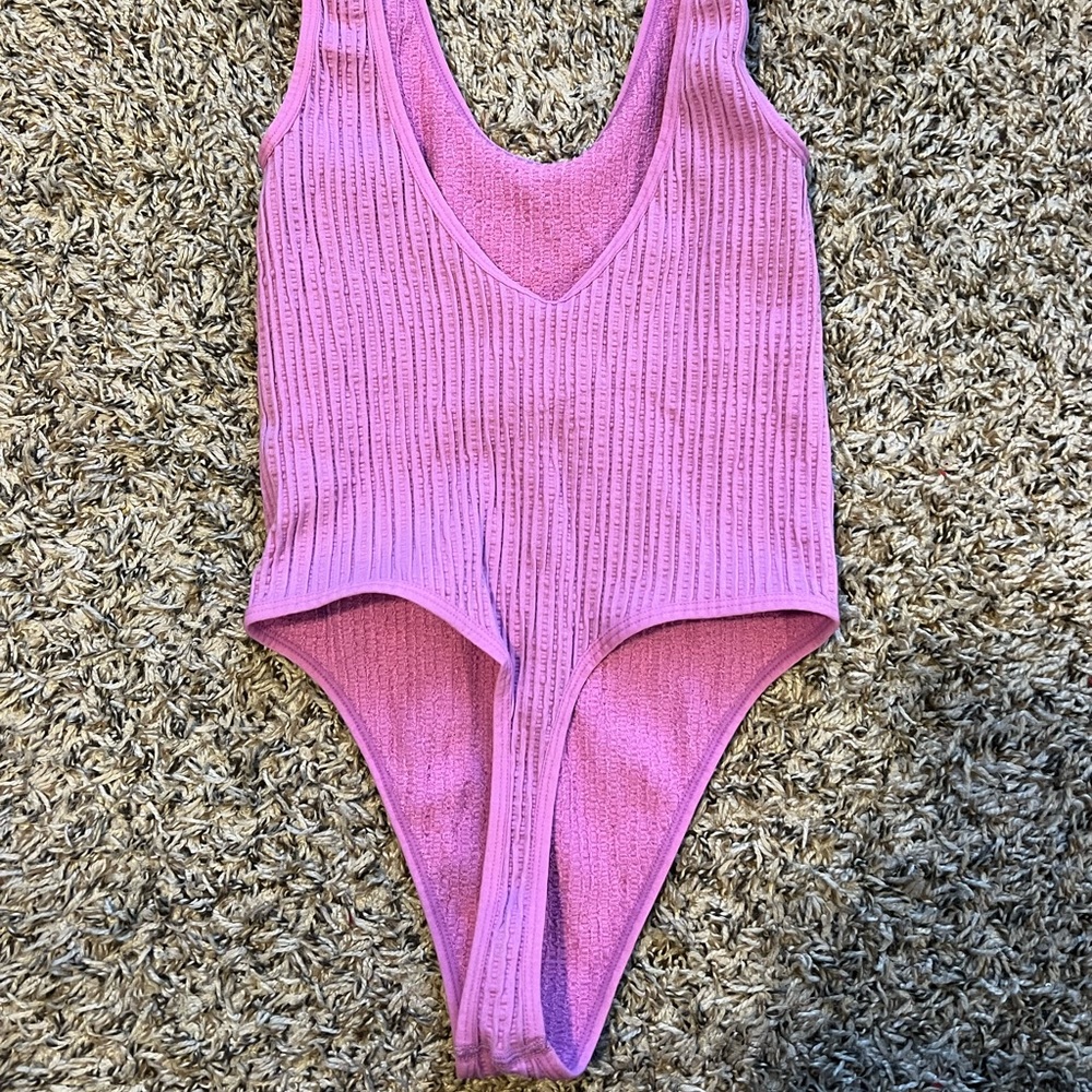 Tank Top Ribbed Bodysuit - Picture 2 of 2